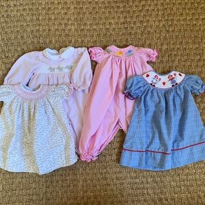 LOT Anavini 9-12M Girls Clothes, Petit Ami 9m Suit